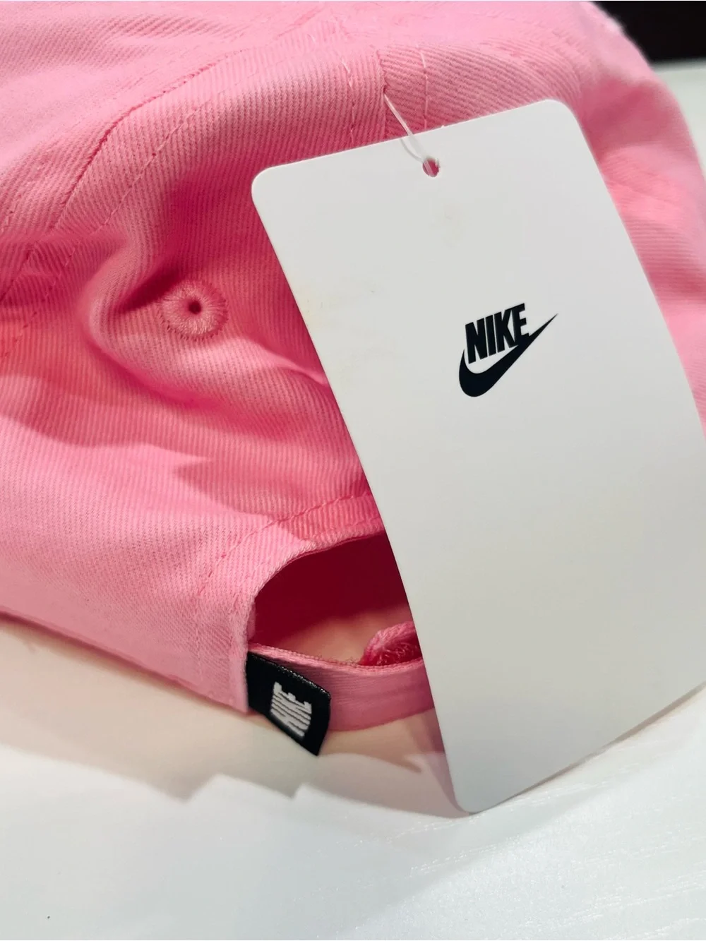 New WTG Nike Infant Club Cap - Light Pink with White Logo